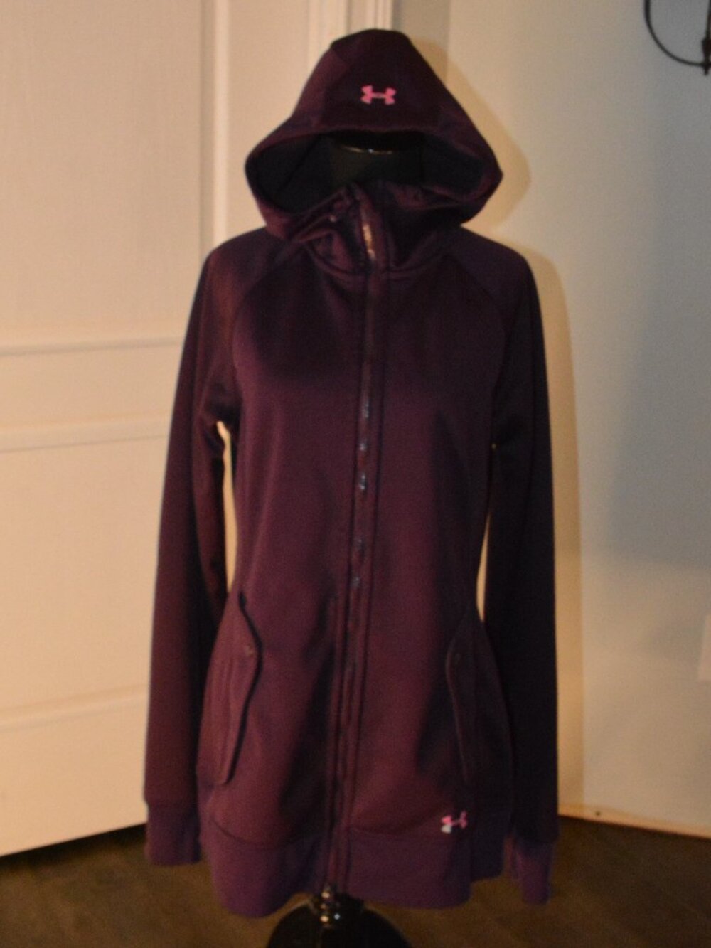 Under Armour Storm Women's Full Zip Hooded Jacket size Medium Purple